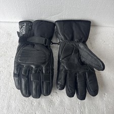 Men’s Medium Olympia Leather Motorcycle Gloves  picture