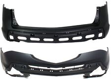 Front and Rear Bumper Cover Set for Acura MDX 2007-2009, Primed (Ready to picture