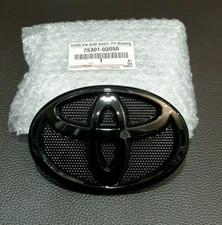 Toyota 14cm Piano Black Front Grille Emblem Badge Logo Corolla Altis picture