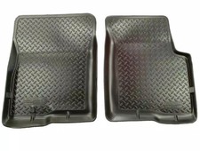 Husky Classic Style Floor Fit 98-04 Frontier/00-04 Xterra Front Row 2pc Black picture