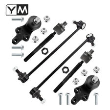 6x New Steering Suspension Kit Ball Joint Tie Rod Sway Bar Link For Hyundai Kia picture