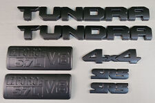 Fit for 2014-2021 Toyota Tundra Matte Black Overlay Emblems kit set 7PCS SR5 4*4 picture