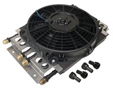 Derale 15220 4 4 Pass Dual Circuit Electra-Cool Remote Cooler -8AN picture