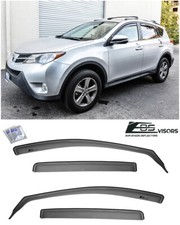 For 13-18 Toyota Rav4 In-Channel SMOKE TINTED Window Visors Rain Guard Deflector picture