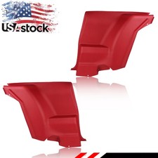 For 72-81 Camaro Firebird L&R Lower Plastic Rear Armrest Seat Side Panels Red picture