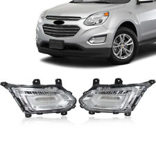Front LED Daytime Running DRL Fog Lights Pair Fits 2016-17 Chevy Equinox L LT LS picture