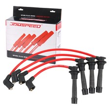 JDMSPEED Red Ignition Spark Plug Wires Set FOR Mazda Miata 1990-2000 1.6L 1.8L picture