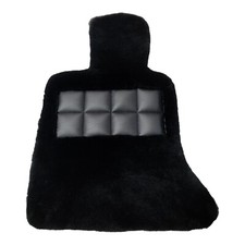 Replacement Black Sheepskin Driver Floor Mat For Rolls Royce Spectre 2024 - 2027 picture
