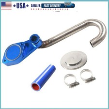 For 6.0L 2003-07 Ford Powerstroke Diesel Cut-Off Kit Aluminum Alloy Coolant Hose picture