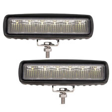 2X 6.3 inch 30W LED Work Light Bar Flood Auxiliary Lamp Off-road Motorcycle SUV picture