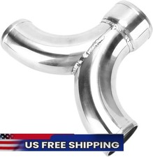 Aluminum Y Pipe Air Intake Twin Turbo FMIC Piping Dual 2.5
