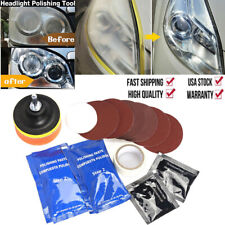 New Pro Car Headlight Lens Restoration Kit Headlight Cleaner Polishing Tool USA picture
