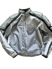 First Gear Motorcycle Jacket Men's Large Grey picture