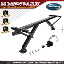 Universal Rear Trailer Stabilizer Jack Stand Stabilizer Jack Kit  298707, Black picture