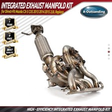 Integrated Exhaust Manifold Fit Mazda CX-5 13-15 2.0L Front Catalytic Converter picture