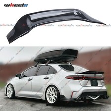 FOR 2020-26 TOYOTA COROLLA 4DR SEDAN GLOSSY BLACK R STYLE DUCKBILL TRUNK SPOILER picture