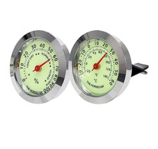 Car Air Vent Thermometer Clip Luminous Interior Dashboard Temperature Gauge picture