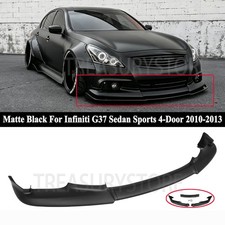 For Infiniti G37 Sedan Sports 4-Door 2010-2013 Matte Black Front Bumper Spoiler picture