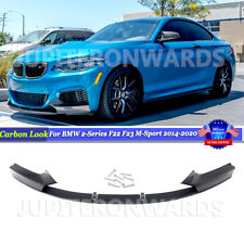 Carbon Look MP Front Lip Splitter For BMW F22 F23 235i M240i M-Sport 2014-2020 picture