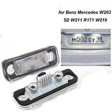 2Pcs LED License Number Plate Lights For Benz Mercedes W203 5D W211 R171 W219 picture