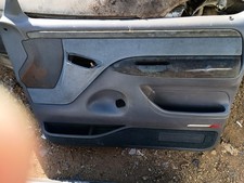 92-96 OBS XLT Door Panels Ford F150 F250 F350 Bronco Power windows BLUE OEM picture