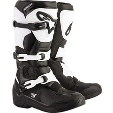 Alpinestars Tech 3 Motorcycle Boots | Black/White | Sz 7 U.S./40.5 picture