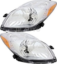 For 2009-2011 Toyota Yaris Hatchback Headlight Halogen Set Pair picture