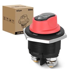 Nilight Battery Disconnect Switch 200A Master Disconnect Isolator 12V-48V On Off picture