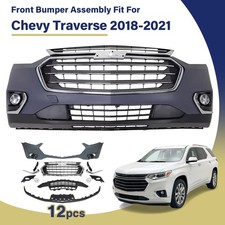 For 2018-2021 Chevy Traverse Front Bumper Cover Assembly Grille LT Upgrade To LT picture