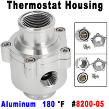 Aluminum Inline Thermostat Housing & Sensor Port For 1-1/2