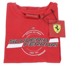 GENUINE Scuderia Ferrari 13-14 KIDS Passion And Power Since 1947 Red T FB6011G picture