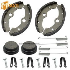 Front Brake Shoes & Rear Brake Pads for 1987-1995 Yamaha Big Bear 350 YFM350FW picture