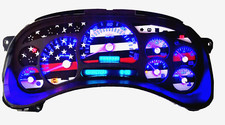 03 04 05 Silverado Sierra Duramax Diesel PATRIOT CLUSTER USA Red White Blue picture