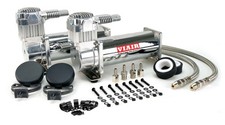 Viair 444C Dual Performance Air Compressor Value Pack Stainless Steel Braided picture