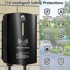 25FT Level 2 EV Charging Station 40A Home Electric Vehicle Charger NEMA14-50 picture