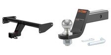 CURT Trailer Hitch Tow Kit 2in Receiver Class 3, Ball Mount, Pin & Clip - 13594 picture