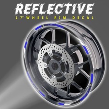Comb Reflective Wheel Rim Stickers For Triumph STREET TWIN 16-19 18 17 picture
