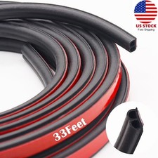 33Ft Universal Self Adhesive Weather Seal Strip Car Door & Window Weatherstrip picture