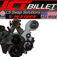 S10 LS Swap A/C Compressor and Power Steering Bracket LS1 LS3 LSX LQ4 LQ9 4.8... picture