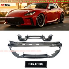 Fits 2022-26 Toyota GR86 Coupe Carbon Fiber Side Skirts Front Rear Lip Body Kits picture