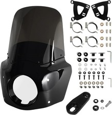 Club Style Headlight Fairing w/Smoke Windshield For Harley Sportster XL 883 1200 picture