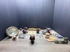 Vintage Automotive Parts Lot Ford Model T Tail Lights Gauge Horn Hot Rod Rat picture