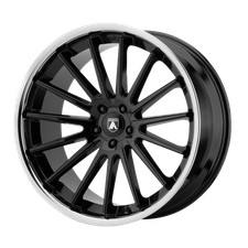 20x10.5 Asanti Black ABL-24 Beta Gloss Black Chrome Lip Wheel 5x130 (25mm) picture
