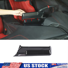 ABS Carbon Fiber Center Display Screen Black Trim Cover Fits Corvette C8 2020-24 picture
