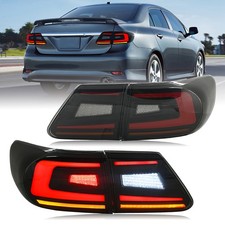 Smoked LED Tail Light For Toyota Corolla 2011-2013 Rear Brake Lamp Assembly 1Set picture