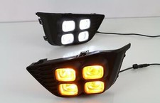  For Honda Jazz/Fit 2013-2017 LED Running Light Lamp DRL  Yellow Turn Signal  picture