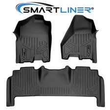 SMARTLINER Custom Fit Floor Mats Liner OEM TPE 2012-2018 Ram 2500 3500 Mega Cab picture