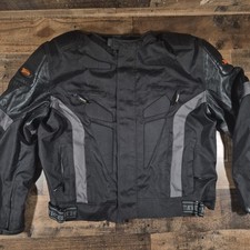 Xelement Motorcycle Jacket Mens 3XL Black Level-3 Advanced Armor Liner Biker picture