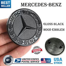 Genuine Mercedes AMG Emblem Gloss Black Bonnet W206 C-Class A0008170708 C63 S E picture