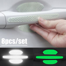 8X Luminous Car Door Handle Bowl Sticker Anti Scratch Protector Film Accessories picture